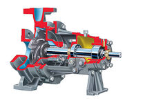centrifugal chemical process pump max. 750 m3/h | CPXR series Flowserve Corporation Europe
