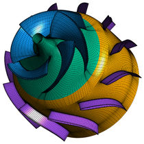 CFD calculation software suite for turbomachinery ANSYS TurboGrid ANSYS