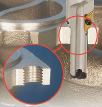 chamfering tool for machine tool PRE-THREAD ISCAR Tools