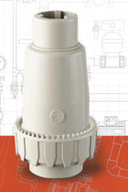 check valve DN 15 - 50, max. 10 bar | SR PP-H series FIP - Formatura Iniezione Polimeri