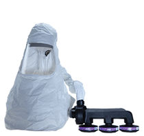 chemical protective clothing: suit with powered air-purifying respirator (PAPR) PROFLOW 3 PAPR Scott Health & Safety