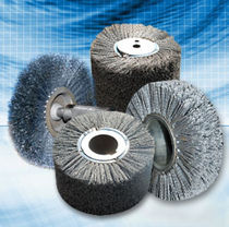 circular abrasive nylon brush for deburring  Applied Brushes