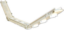 cleated belt conveyor with adjustable slope max. 125 lbs, max. 225 ft/min | U 125Z series QC Industries