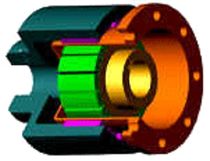 coaxial coupler max. 3 363 in/lb | MTC series Magnetic Technologies