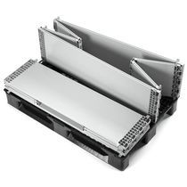 collapsible plastic pallet-box 1 200 x 800 x 330 mm, 10.4 kg | SF800FB SMART FLOW EUROPE