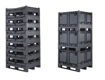 collapsible plastic pallet-box CARGO 700 FOLD INTERBOX