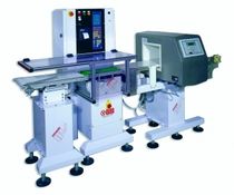 combined solution : metal detector and checkweigher  Simionato Integrated Packaging System S.r.l.