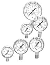 compressed gas Bourdon tube pressure gauge max. 4 000 psi | P-600 series AMETEK U.S. GAUGE