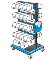 container trolley 32" x 27" x 59&frac14;" | WMA1012 Rousseau Metal