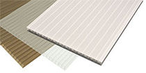 corrugated multiwall polycarbonate sheet (PC) SUNLITE&reg; Palram Industries Ltd.