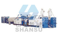 corrugated pipe extrusion line SSG series Qingdao Shansu Plastic Extrusion Equipment