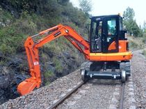 crawler excavator for rail way track 6.7 t | 8TRR  UNAC
