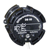 differential pressure transmitter 0 - 6000 Pa, IP65 | DS85 Val.co srl