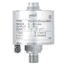 differential pressure transmitter 300 mBar, 80 &deg;C | 41X Aisi 316L Riels Instruments