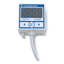 digital pressure / vacuum switch max. 1 MPa | 122010P, 123510P  VUOTOTECNICA