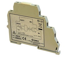 DIN rail mount temperature transmitter for RTD sensor SPT-61 SIMEX