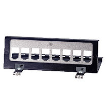 DIN rail mounted modular patch panel 25001  Mennekes
