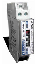 DIN-rail mounted single phase electric energy meter 30 A, 220 - 240 V | EL 5/30A KWh ELCOTRONIC