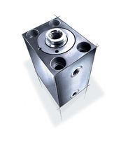 double-acting hydraulic block cylinder &oslash; 16 - 200 mm, max. 500 bar | BZ series AHP Merkle