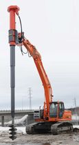 drill attachment for excavator 24 - 35 t | TAD series Movax Oy Ltd