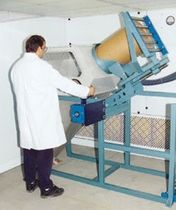 drum lifting clamp  Hosokawa Vitalair System