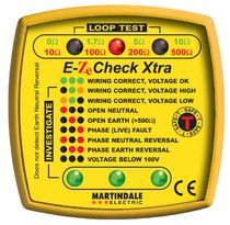 earth loop impedance socket test set EZ150  Martindale Electric