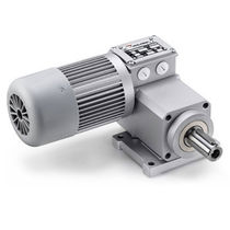 electric worm gearmotor with planetary reduction stage 90 Nm, 24 - 230 V | PCE MINIMOTOR