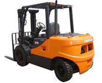 engine powered cushion tire forklift truck (gas, LPG) 7 000 - 12 000 lb  Doosan Infracore America Corporation