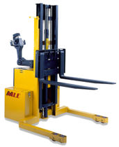 explosion proof electric pedestrian straddle stacker 2 000 - 6 000 lb  Man & Material Lift Engineering