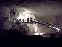 explosives carrying/loading vehicle : ANFO charger  Oldenburg Mining division