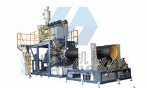 extrusion line for HDPE pipes max. 850 kg/h | SSG Qingdao Shansu Plastic Extrusion Equipment