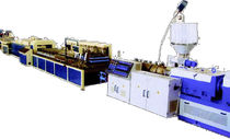 extrusion line for WPC profiles (wood polymer composite) SJYXC series Tongsan Plastic Machinery Co., Ltd.
