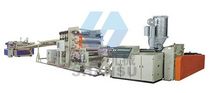 extrusion line for WPC profiles (wood polymer composite) max. 400 kg/h Qingdao Shansu Plastic Extrusion Equipment