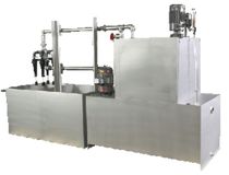 filter unit with or without chip conveyor max. 264 x 63 x 95" | AC series Almco