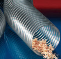 flame retardant polyurethane hose for wood industry DN 200 - 400 | PUR 532 SE CNC NORRES Schlauchtechnik GmbH