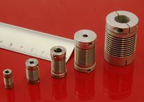 flexible coupling: nickel bellows coupling 4.9 - 328 Ncm, &oslash; 2 - 12.7 mm A.C.C.&S
