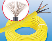 flexible rubber electric power supply cable 450 - 750 V, max. 5 x 16 mm&sup2; | INDUSTRIEFLEX 07 HT series 	 ELSPRO Elektrotechnik GmbH & Co. KG 