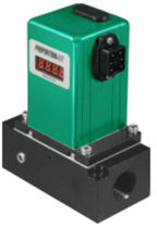 flow transducer with integrated digital display max. 250 scfm | DFP, DFR series Proportion-Air