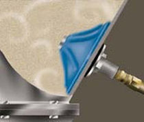 fluidisation pad and nozzle for silo  Horizon Systems