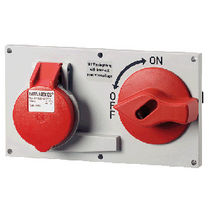 flush mounting interlocked socket-outlet 16 - 32 A, 110 - 500 V, IP44 | 75xx series  Mennekes