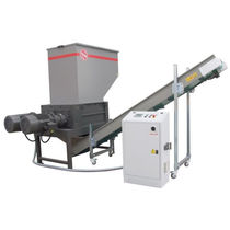 four shaft shredder (plastic, wood, glass, paper, cardboard, rubber) 0.6 - 1.3 t/h | 80-100S ISVE