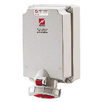 fused interlocked socket-outlet 63 A, 400 V, IP67 | 7019  Mennekes