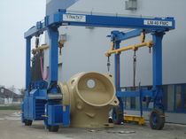 gantry crane for prefabrication sites max. 40 t | LM40 Tracta