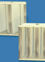 glass fiber V bank filter (mini pleated) 275 - 500 FPM | Puracell VP / VPX  Glasfloss Industries