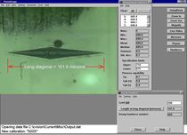 hardness tester with image analysis VisionGauge&reg; VISIONx