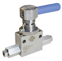 high pressure ball valve 1/4" - 9/16", 20 000 psi | B20 series SAMI INSTRUMENTS SRL