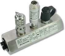 high pressure turbine flow-meter max. 600 l/min, max. 350 bar | HySense&reg; QT 2xx series Hydrotechnik GmbH