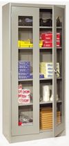hinged door cabinet with glass doors max. 230 lbs | 1000 series LYON
