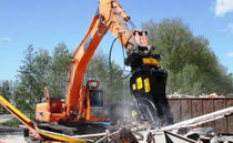 hydraulic crusher for primary demolition HRP series Hydraram B.V.