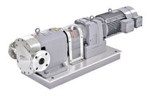 hygienic rotary lobe pump 0.1 - 400 m&sup3;/h, 1 - 10000 cp, 0.08 Mpa | TLS12 series Durrex pumps co.,ltd